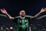 Josh Risdon is leaving Western United after five years with the A-League Men expansion club. (James Ross/AAP PHOTOS)
