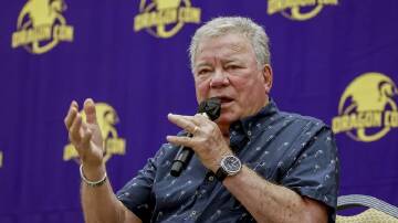 William Shatner has delighted Star Trek fans by saying he's open to returning as Captain Kirk. (EPA PHOTO)