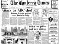 The front page of The Canberra Times on May 5, 1983.
