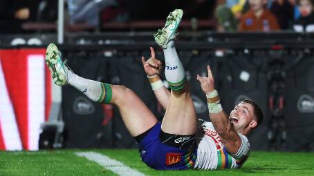 Hudson Young is making a habit of scoring match-winning tries. Picture Getty Images