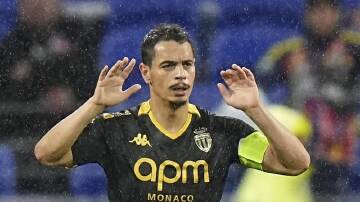 Wissam Ben Yedder scored twice as Monaco thumped Clermont 4-1 in Ligue 1. (AP PHOTO)