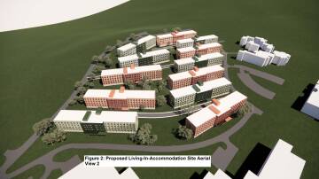 Renders of the proposed accommodation Picture supplied