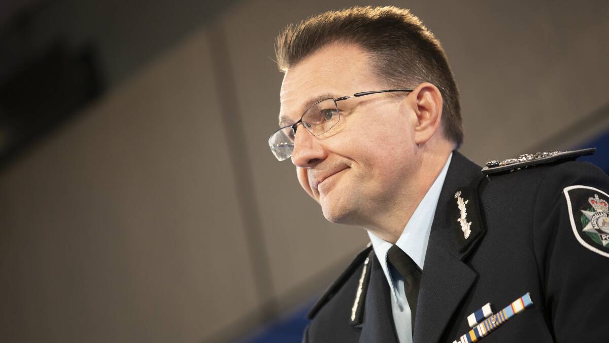 Australian Federal Police Commissioner Reece Kershaw is critical of proposals to decriminalise hard drugs in the ACT. Picture: Sitthixay Ditthavong. 
