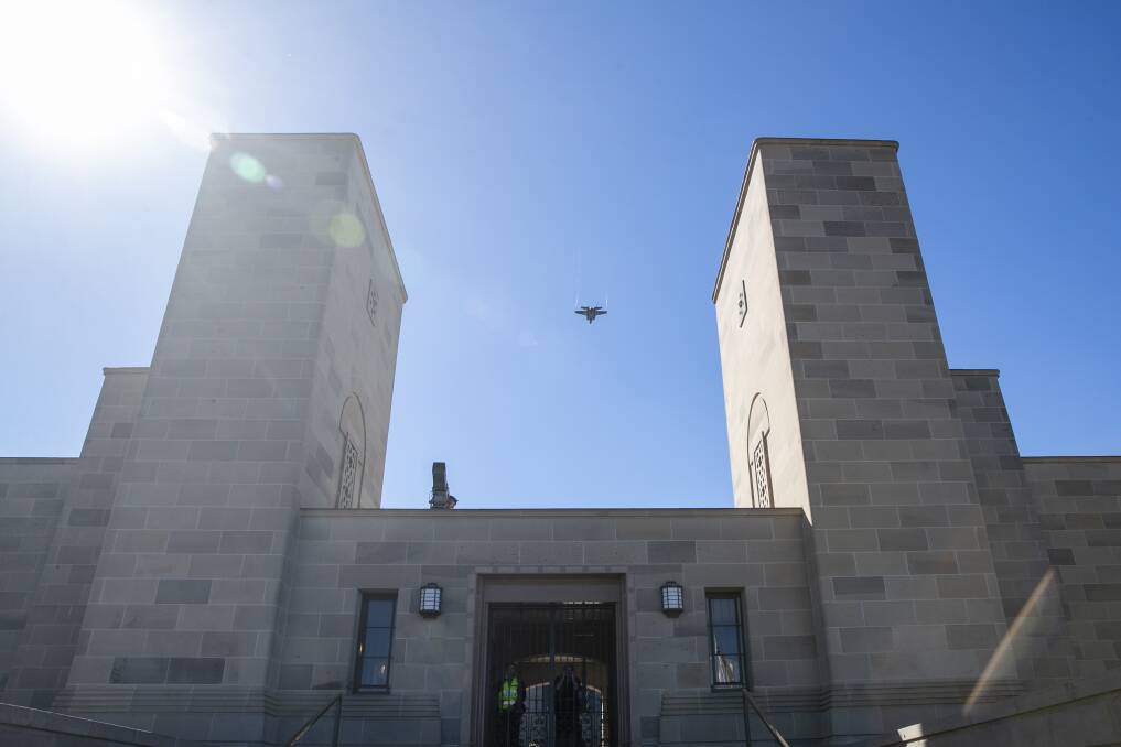 The Australian War Memorial should be a sacred site. But it has become a war memorabilia theme park instead. Picture by Keegan Carroll