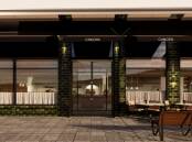 An artist's render of Carlotta, a new restaurant which will open in Scotts Crossing in spring. Picture supplied