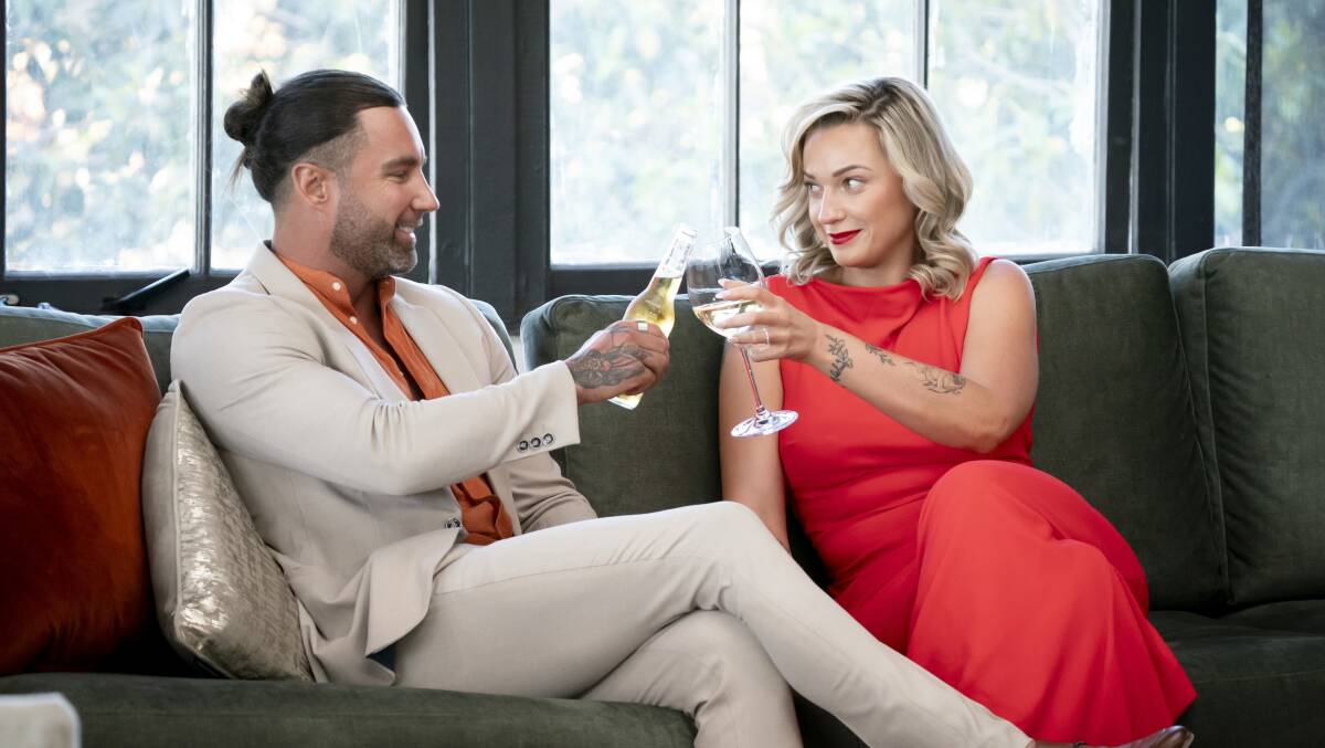 All hail the reigning king and queen of Married at First Sight, Jack and Tori. Picture courtesy of Nine