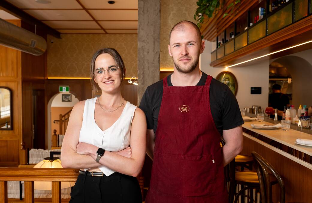 Manager Lucy Baker and head chef Brian Kelly. Picture by Elesa Kurtz
