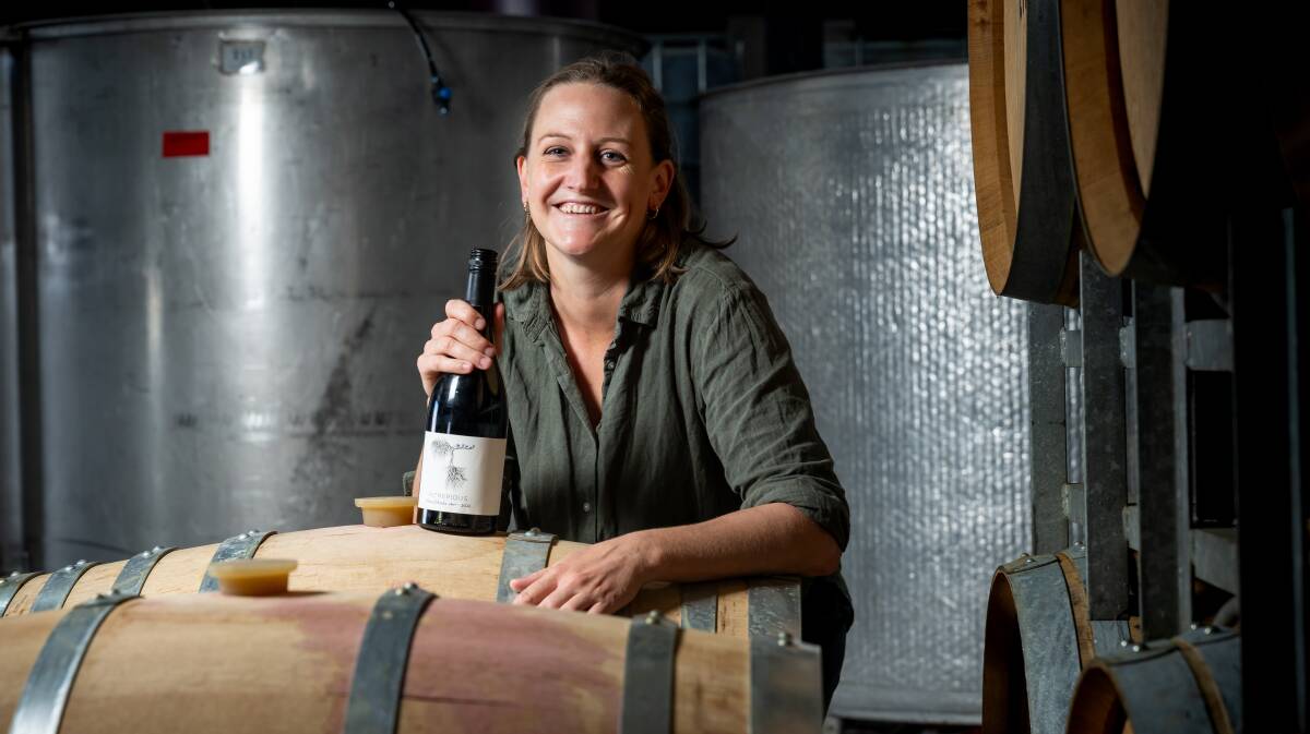 Chrissie Smith founded Intrepidus Wines in 2021. Picture by Elesa Kurtz 