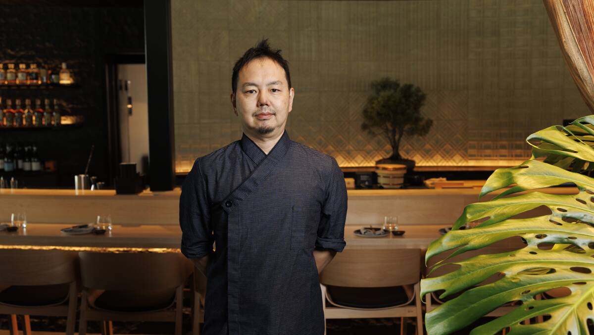 Executive chef of Koto Dining, Shinya Nakano. Picture by Keegan Carroll