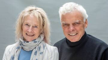Anne Buist, left, and Graeme Simsion. Picture by Max Deliopoulos