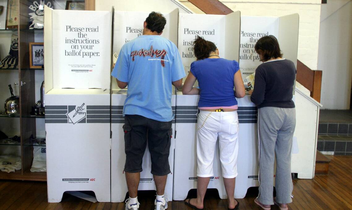 The Australian Institute poll found almost 50 per cent of respondents were confused about how Senate voting system works. Photo: Tanya Lake.
