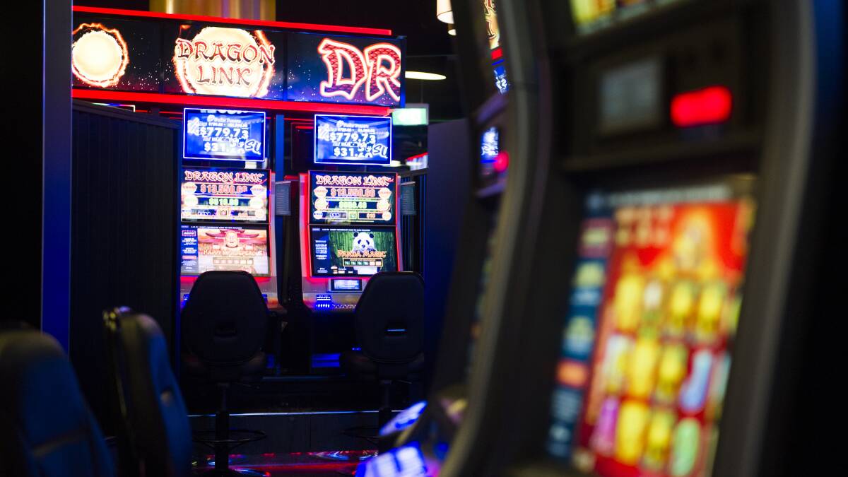 Pubs and clubs will be able to open gaming rooms on June 1 but venues in the ACT will have to wait at least six more weeks. Photo: Dion Georgopoulos