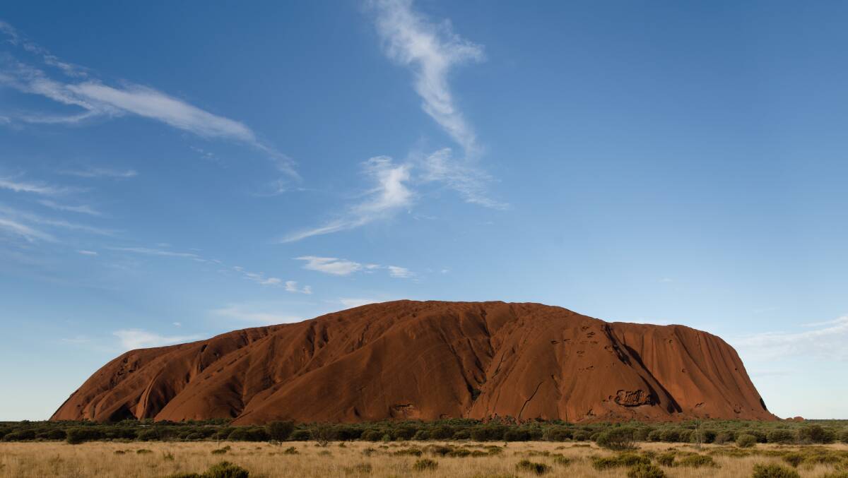 Uluru, the heart from which the statement came. Picture: James Brickwood