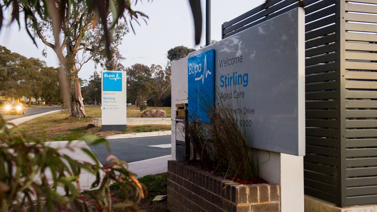 Bupa's residential aged care facility in Stirling, which has been sanctioned until November. Picture: Elesa Kurtz