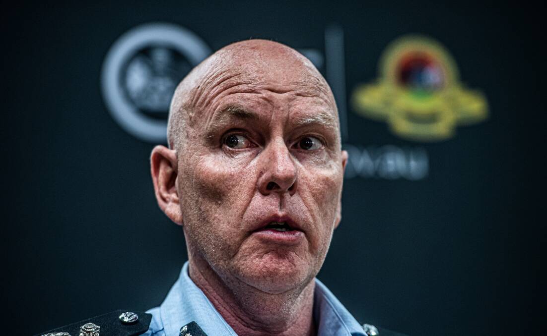 The ACT's chief police officer Ray Johnson. Picture: Karleen Minney