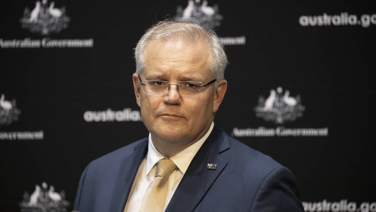 Prime Minister Scott Morrison directed the public service to identify the number of staff that could be redeployed in response to COVID-19. Picture: Sitthixay Ditthavong 