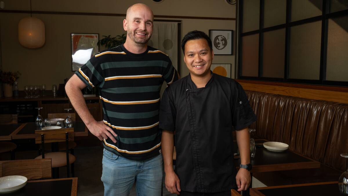 Owner Simon Hammond with head chef, Hoa Tran. Picture by Elesa Kurtz