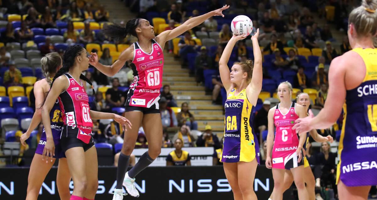 The Super Netball commission has decided to retain the divisive super shot next season. Picture: Getty