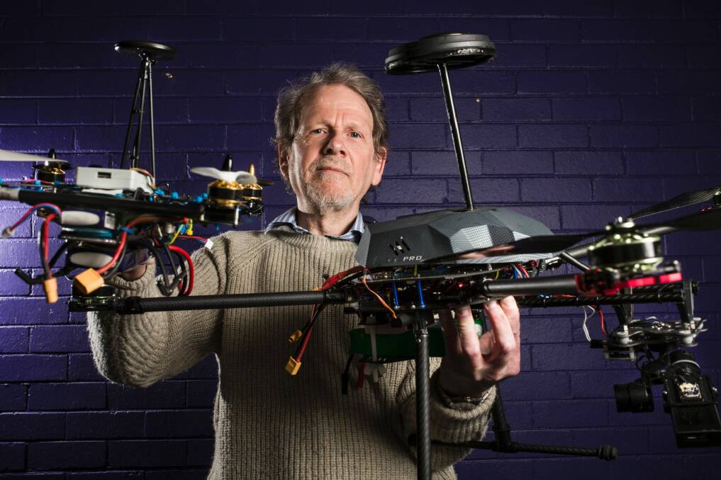 Drone Flight Academy president Jeff Cotter is not supportive of the proposed ban on drone regulation.  Photo: Jamila Toderas