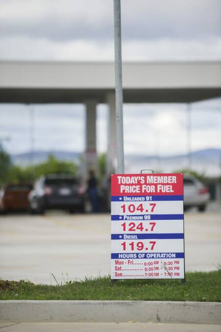 And Costco was also selling petrol for 104.7 cents per litre. Photo: Rohan Thomson