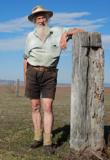 Dick Field has helped maintain Lake George for 12 years. Photo: Tim the Yowie Man