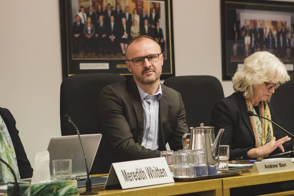 Chief Minister Andrew Barr has accepted most, but not all, the committee's recommendations for the proposed commission. Photo: Fairfax Media