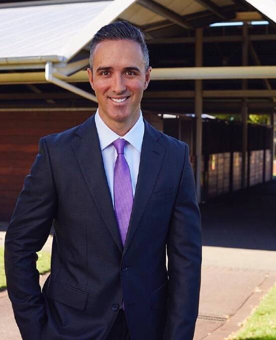 Race caller Anthony Manton will be at Thoroughbred Park on Sunday to support a charity day in honour of his late cousin and "oldest friend'', Michael Williams. Photo: Supplied