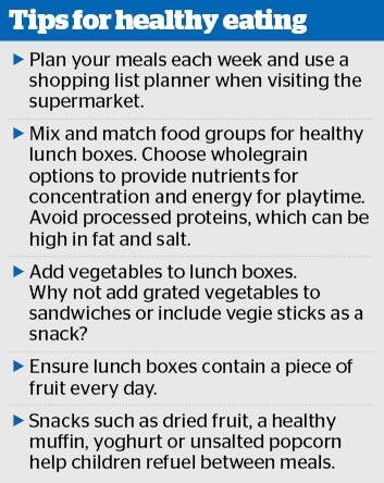 Back to school tips for healthy eating
