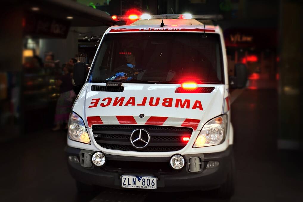 MELBOURNE, AUSTRALIA - MARCH 03: A general view of an ambulance in Melbourne, Australia on 3rd March, 2016 (Photo by Paul Rovere/Fairfax Media) Generic Ambulance Victoria, ambulances, paramedic, paramedics, emergency, 000, Triple 0, emergency services Ambulance Photo: Paul Rovere