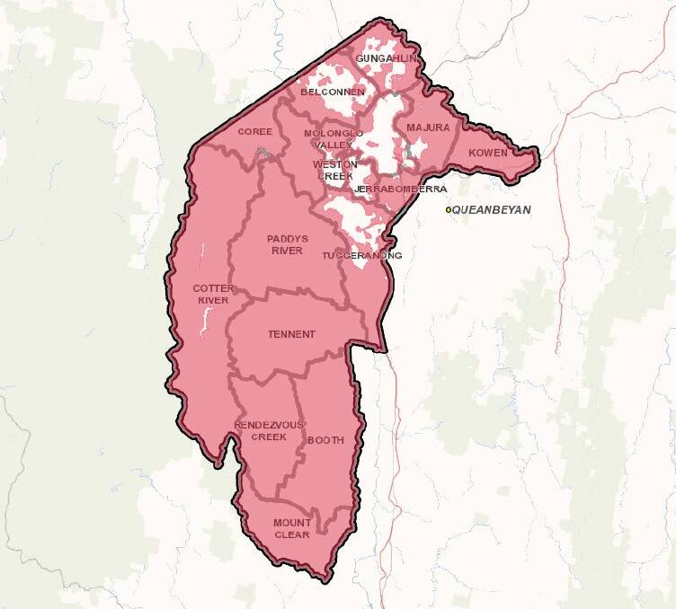 All of the ACT's rural areas are considered bushfire prone. Photo: Supplied