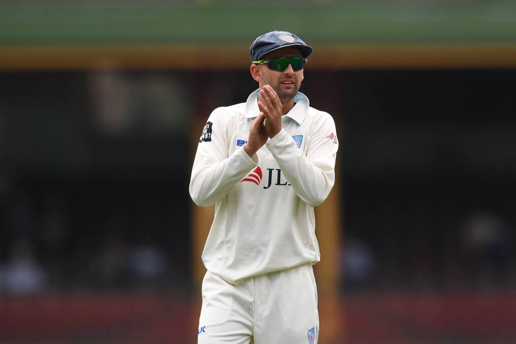 Key to victory: Nathan Lyon playing for New South Wales. Photo: AAP