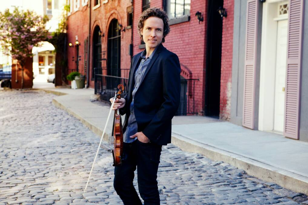 American violinist Tim Fain is playing in the Canberra International Music Festival. Photo: supplied