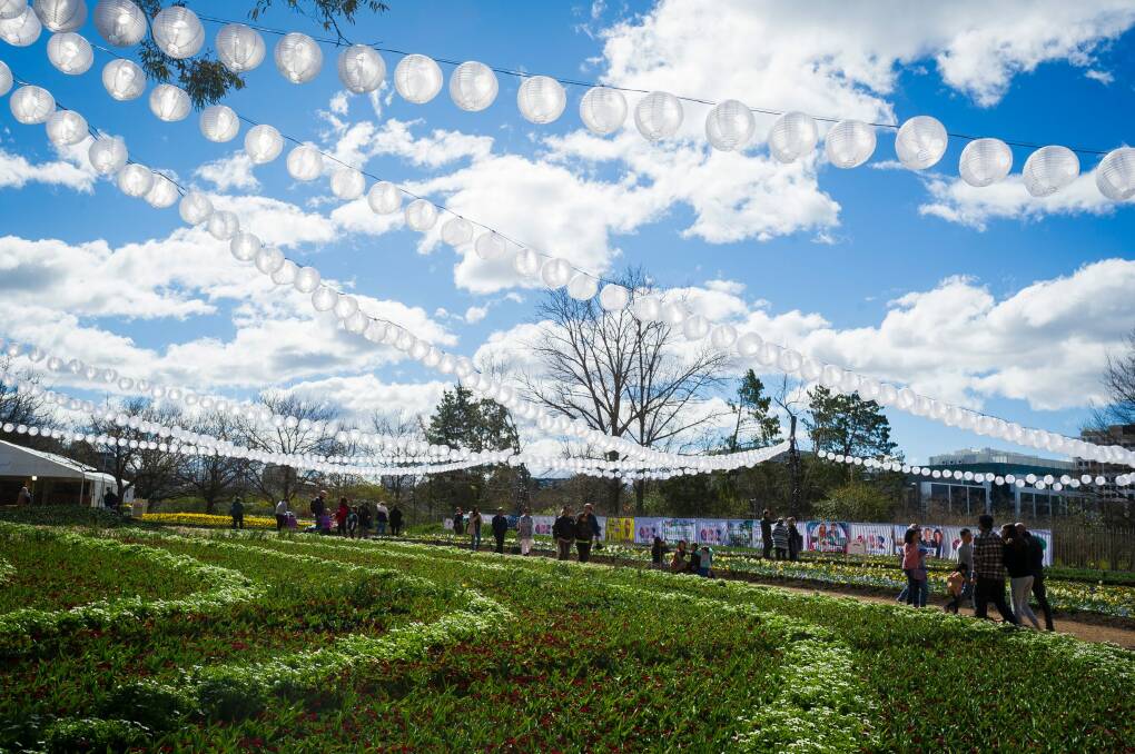 Floriade on opening day 2017.  the flower festival blew its budget and external auditors have been called in. Photo: Dion Georgopoulos