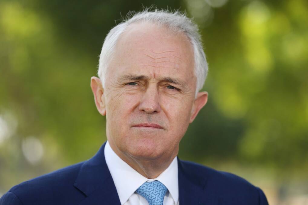 Prime Minister Malcolm Turnbull expects to see a material reduction in 457 visas. Photo: Andrew Meares