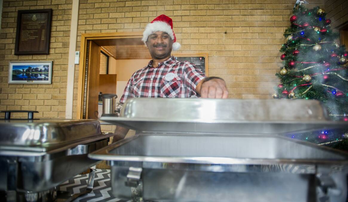 Sri Krishna Devaraya Vuyyuru and his family arrived in Australia a year ago, they found themselves alone, but after trying a few community groups they joined the Salvation Army. Photo: karleen minney