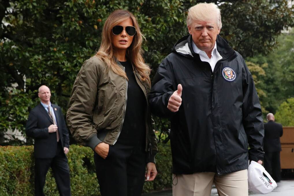 President Donald Trump has been accompanied by first lady Melania Trump regularly on recent trips, most have resulted in headlines and raised eyebrows.  Photo: AP