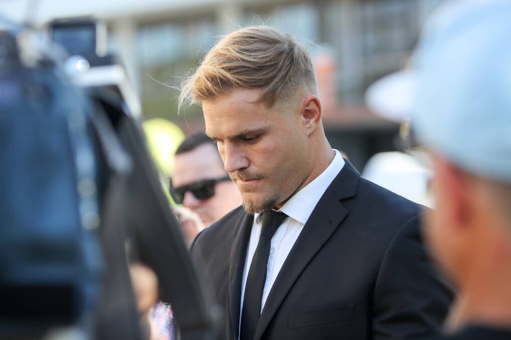 Athletes such as NRL player Jack de Belin should not be role models for your children. Photo: Adam McLean