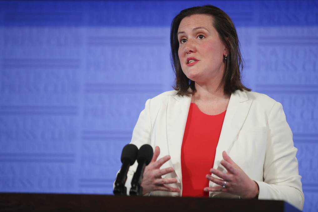 Minister for Women, Kelly O'Dwyer, advised women not to be defined by victimhood. Photo: Alex Ellinghausen