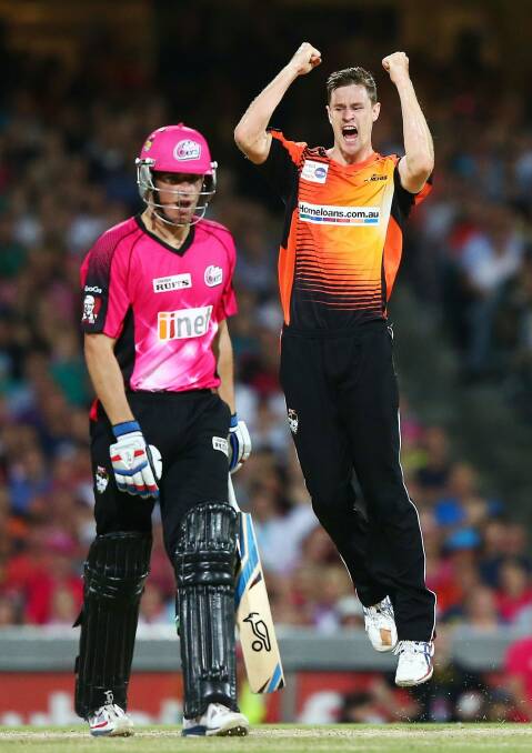 Jason Behrendorff will be looking to take his cricket to a new level during the Big Bash. Photo: Getty Images