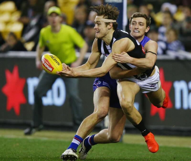 Darcy Moore kicked three goals but could have had more if he had kicked straight. Photo: Getty Images