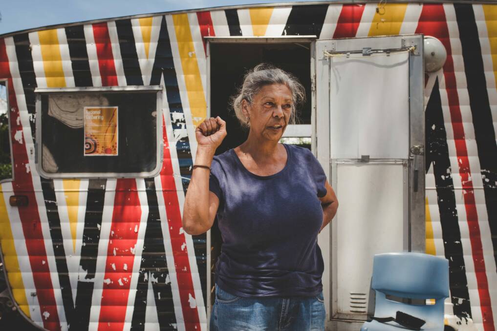 Aunty Jenny Munro is an Australian Wiradjuri elder and a prominent activist for the rights of Indigenous Australians. Photo: Jamila Toderas