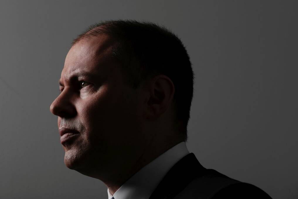 Treasurer Josh Frydenberg could be a future leader of the Liberal Party. Photo: Alex Ellinghausen