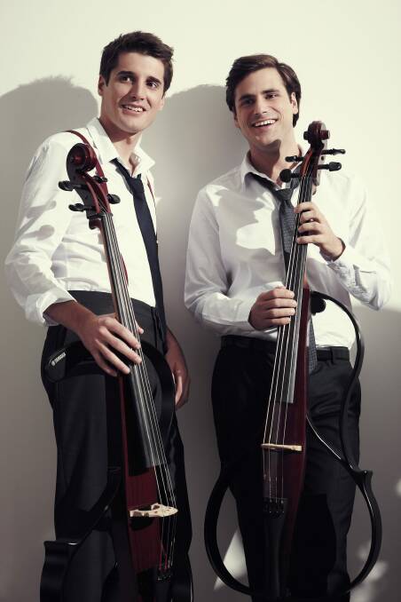 YouTube sensation: Luka Sulic, left, and Stjepan Hauser are 2Cellos. Photo: supplied