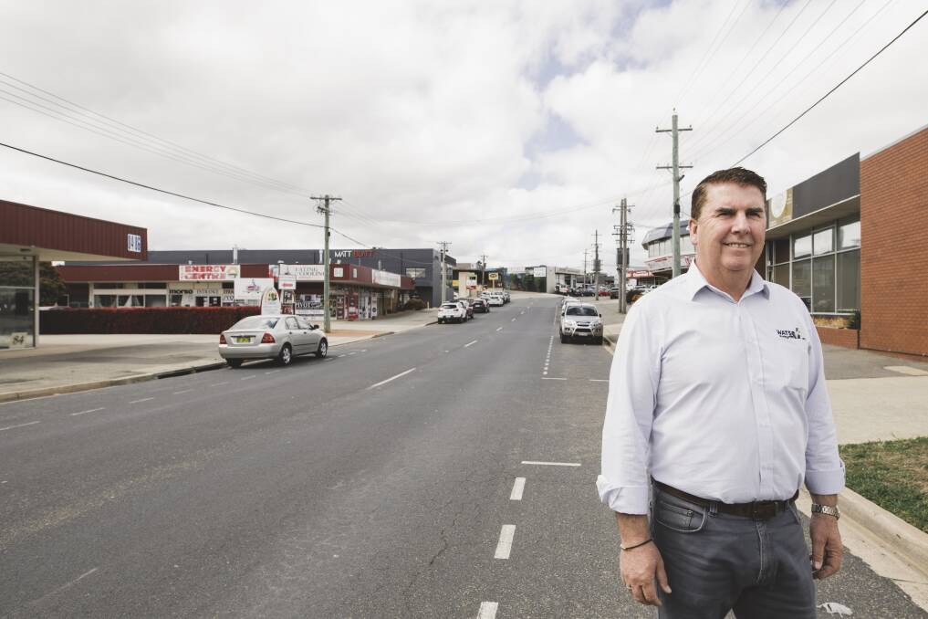 Watson Blinds have been in Fyshwick for 50 years. Its director Kevin Watson says the streets have slowly changed around them. Photo: Jamila Toderas