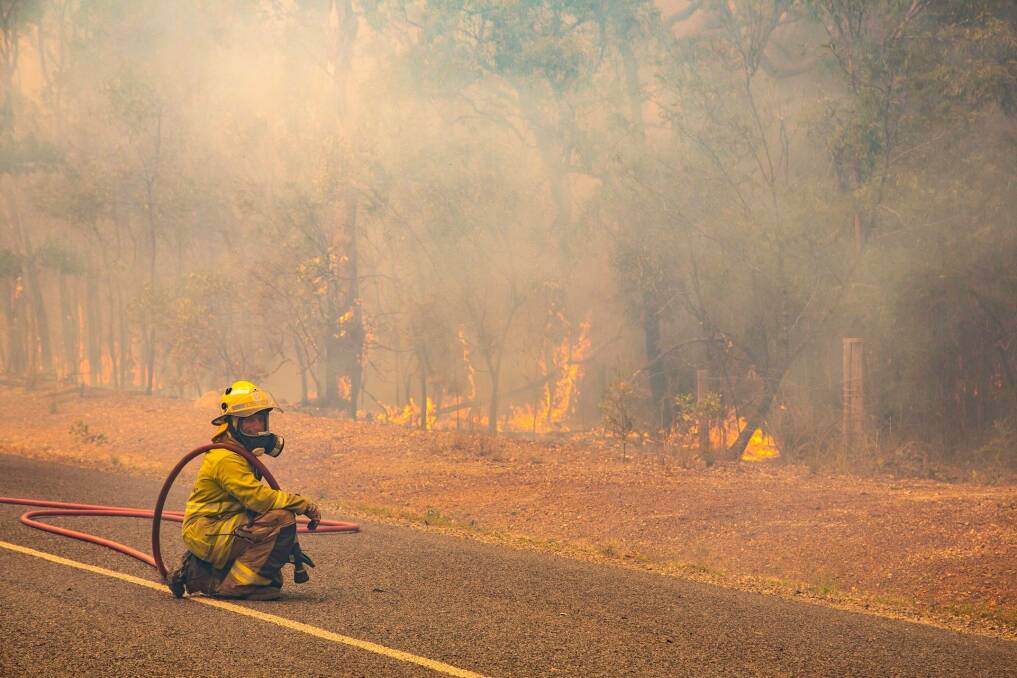 There were 114 fires burning across Queensland on Friday. Photo: QFES Media