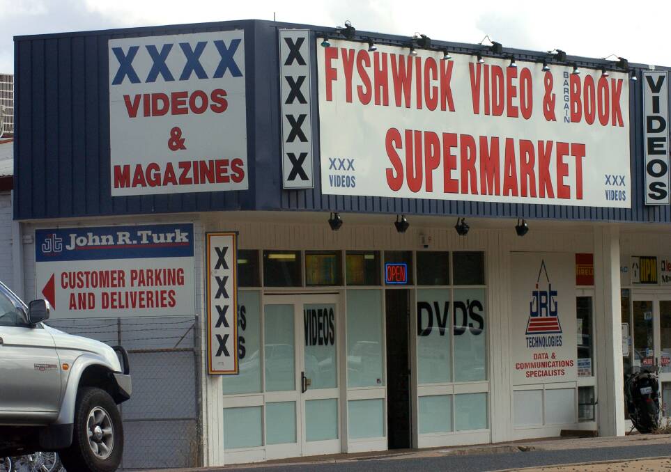 Adult stores were more abundant in Fyshwick before the rise of the internet. Photo: Kate Leith