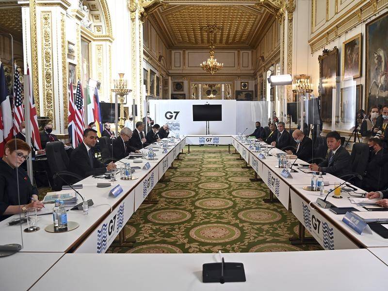 A meeting of foreign ministers from the G7 group and other invited guests has taken place in London.