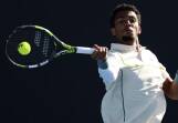 French teen Arthur Fils, a rising tennis star, has beaten Australia's No.1 in Barcelona. (AP PHOTO)