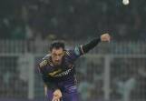 Mitchell Starc only bowled one over as Kolkata sealed an IPL playoff place at Eden Gardens. (AP PHOTO)