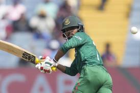 Towhid Hridoy made 57 off 38 balls as Bangladesh beat Zimbabwe by nine runs in Chittagong. (AP PHOTO)